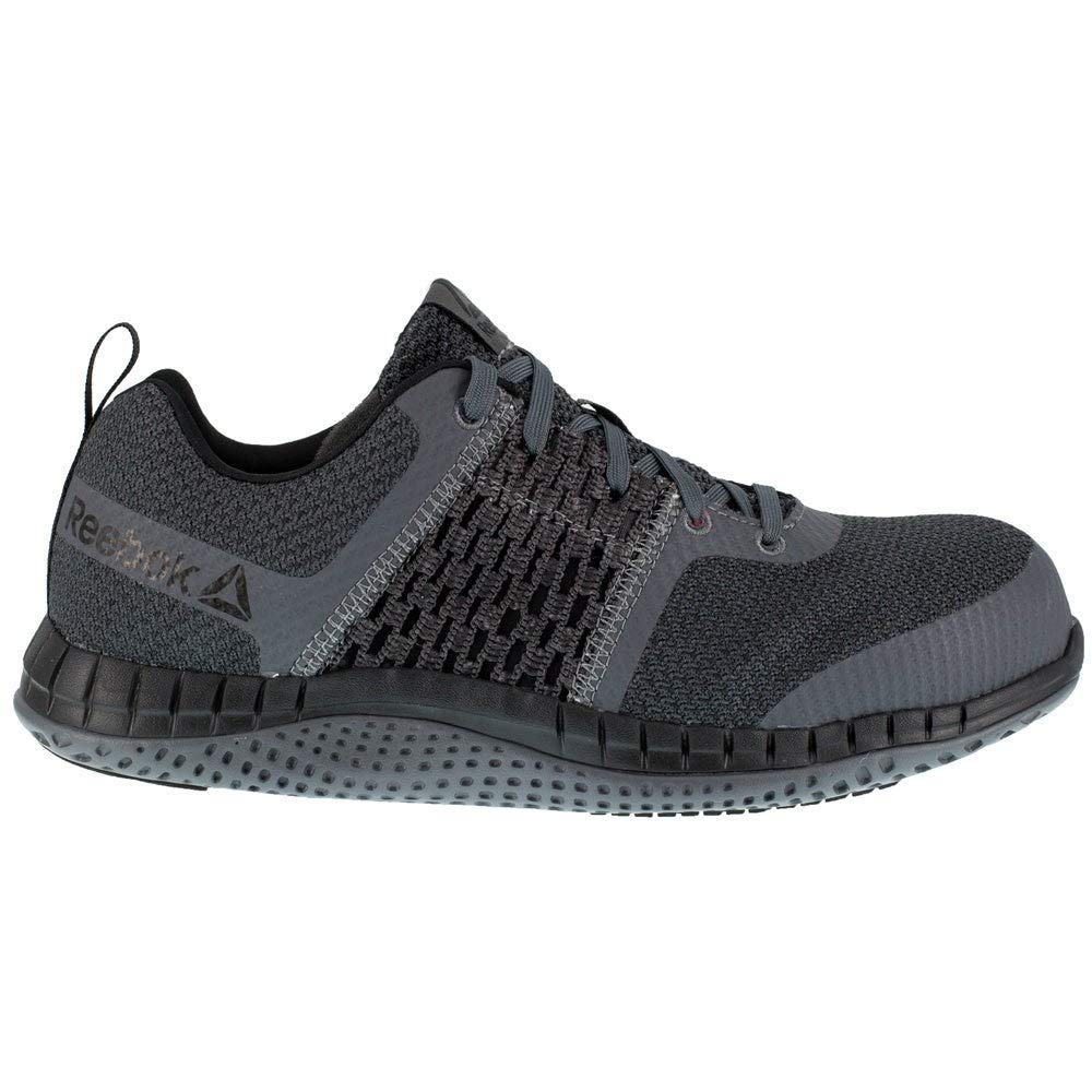 Reebok Men's Slip Resistant Work Shoes with Composite Toe - Grey for Safety & Comfort