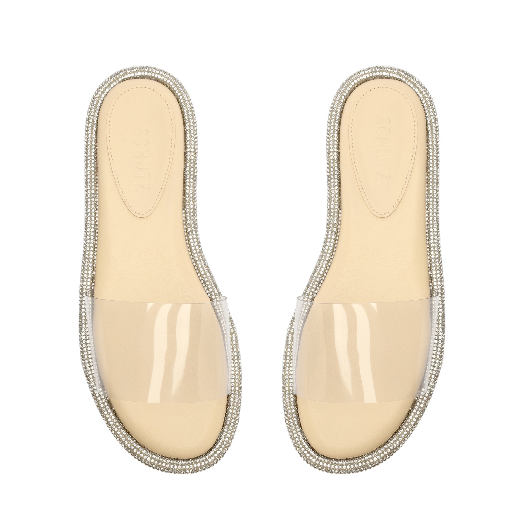 Alcina Women's Vinyl Sandals with 0.99 Inch Heel - Comfortable Flat Shoes for Casual Wear, Beach, and Summer Outfits