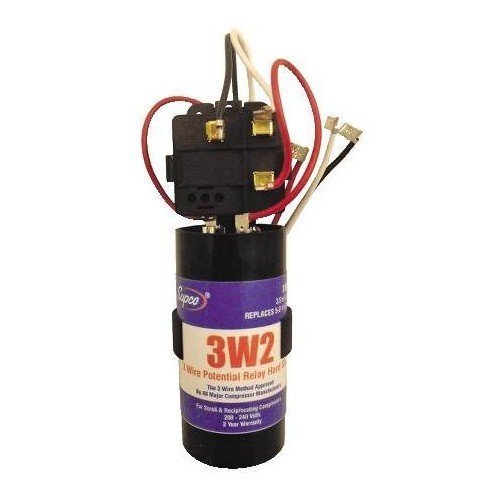 JS-Tecumseh 3W3 3 Series High Torque Hard Start Capacitor - Perfect for Air Conditioners, Refrigerators & Freezers (Replacement Part)