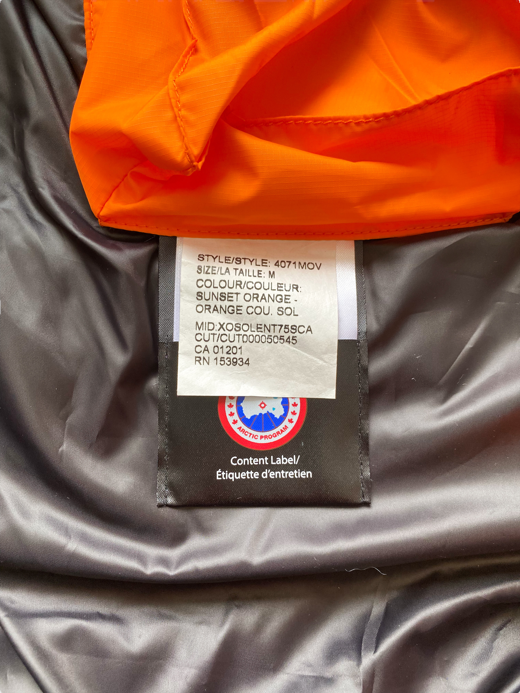 Canada Goose OVO Orange Constable Men's Winter Jacket - Waterproof Windproof Parka for Cold Weather, Outdoor Activities & Urban Style