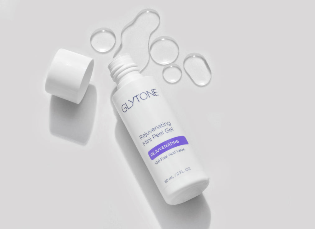Glytone Rejuvenating Mini Peel Gel - Exfoliating Face Treatment for Brighter Skin | At-Home Chemical Peel for Smooth & Glowing Complexion | Perfect for Nighttime Skincare Routine & Pre-Makeup Prep