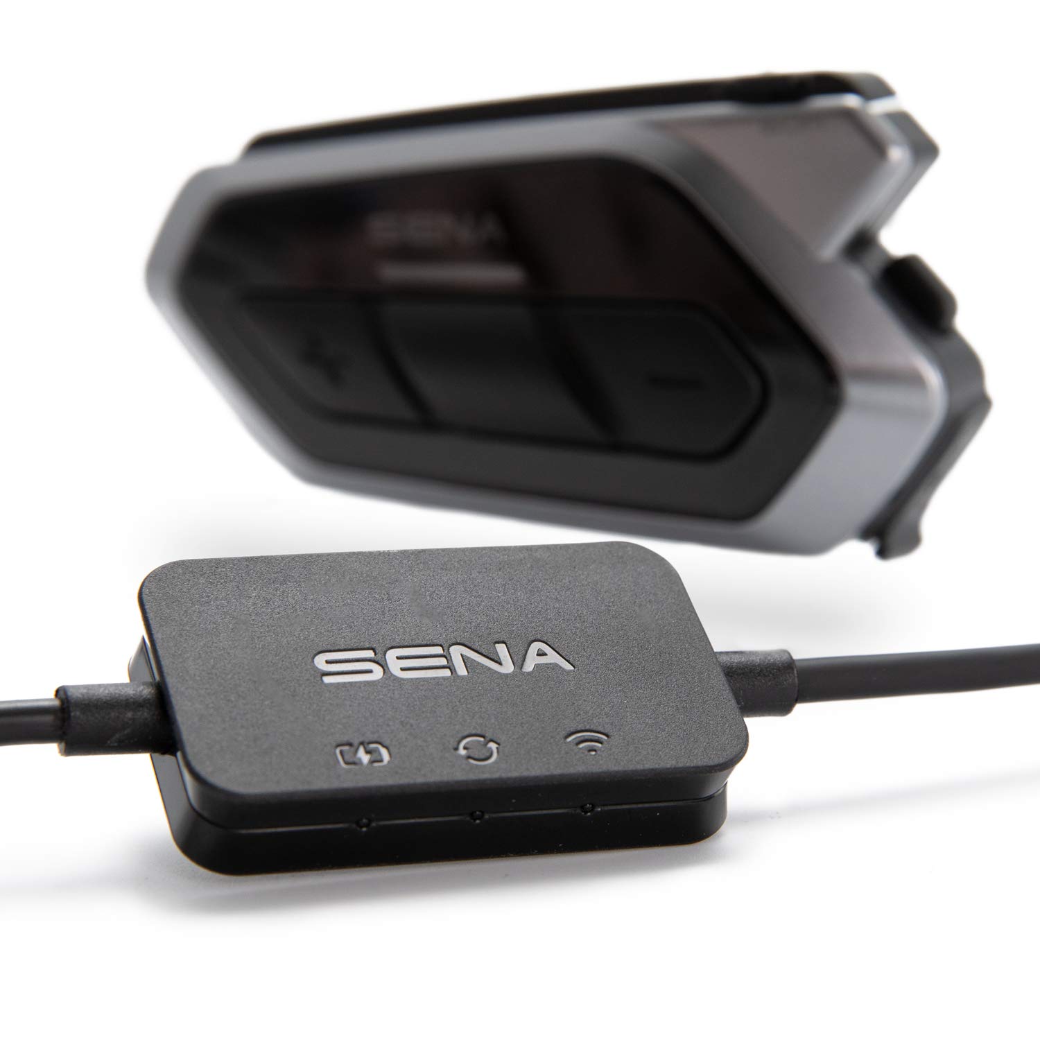 Sena 50R-01 Low Profile Motorcycle Bluetooth Headset - Mesh Intercom System for Riders | Perfect for Group Riding, Touring & Hands-Free Communication on the Road