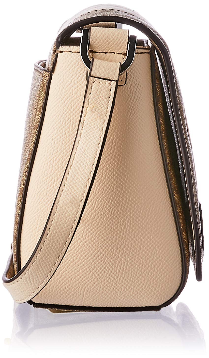 Calvin Klein Clara Signature Monogram Key Item Demi Shoulder Bag for Women | Stylish Crossbody Purse for Work, Travel & Everyday Use | Fashionable Handbag with Adjustable Strap