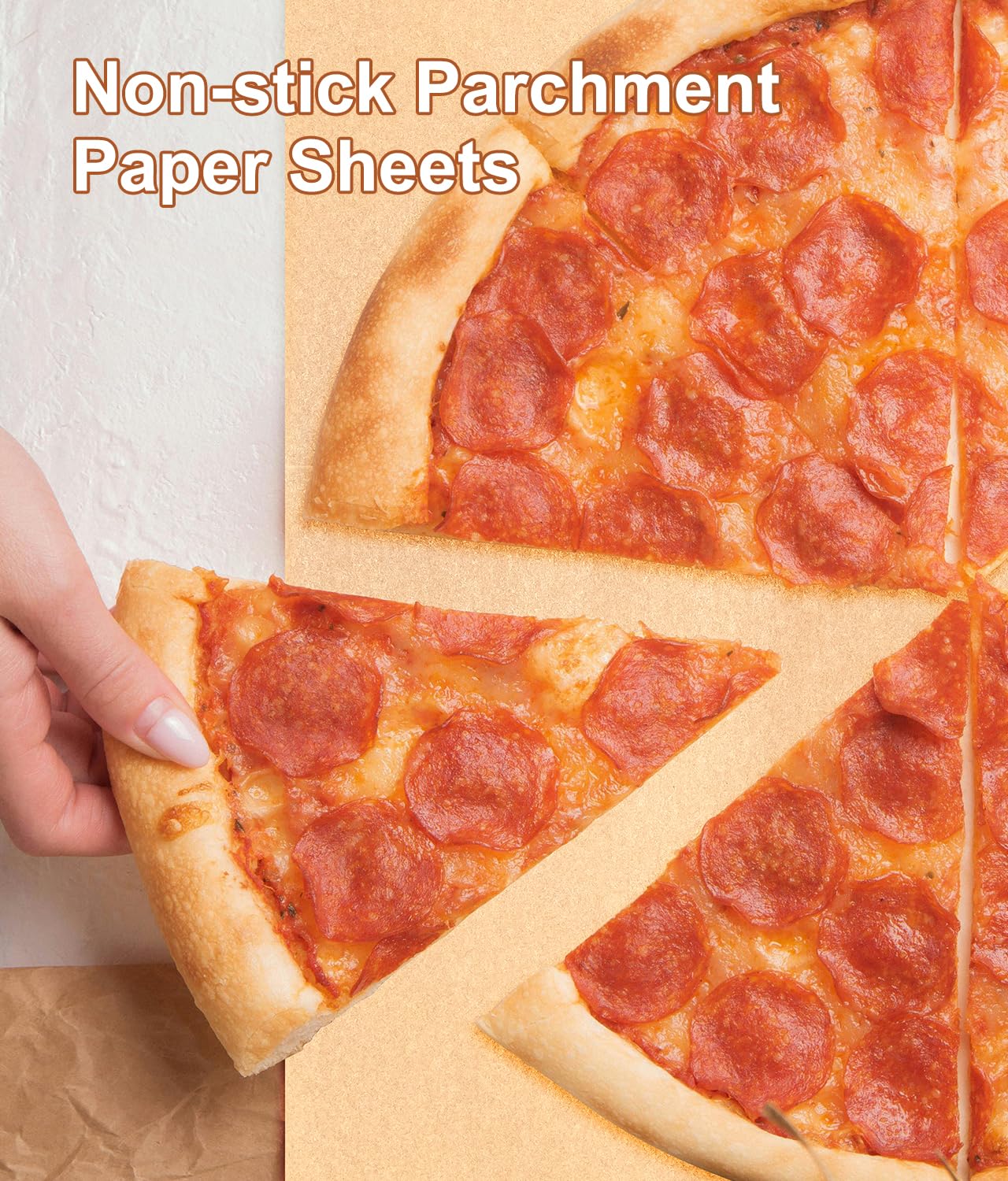 220 PCS 8 Inch Unbleached Air Fryer Parchment Paper Liners - Non Stick Square Baking Sheets for Air Fryer, Oven & Steamer - Perfect for Healthy Cooking, Roasting & Meal Prep