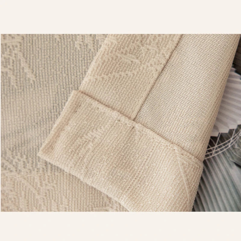 Custom Willow Gauze Tree Textured Jacquard Sheer Curtains - Elegant Window Treatments for Living Room, Bedroom & Home Decor