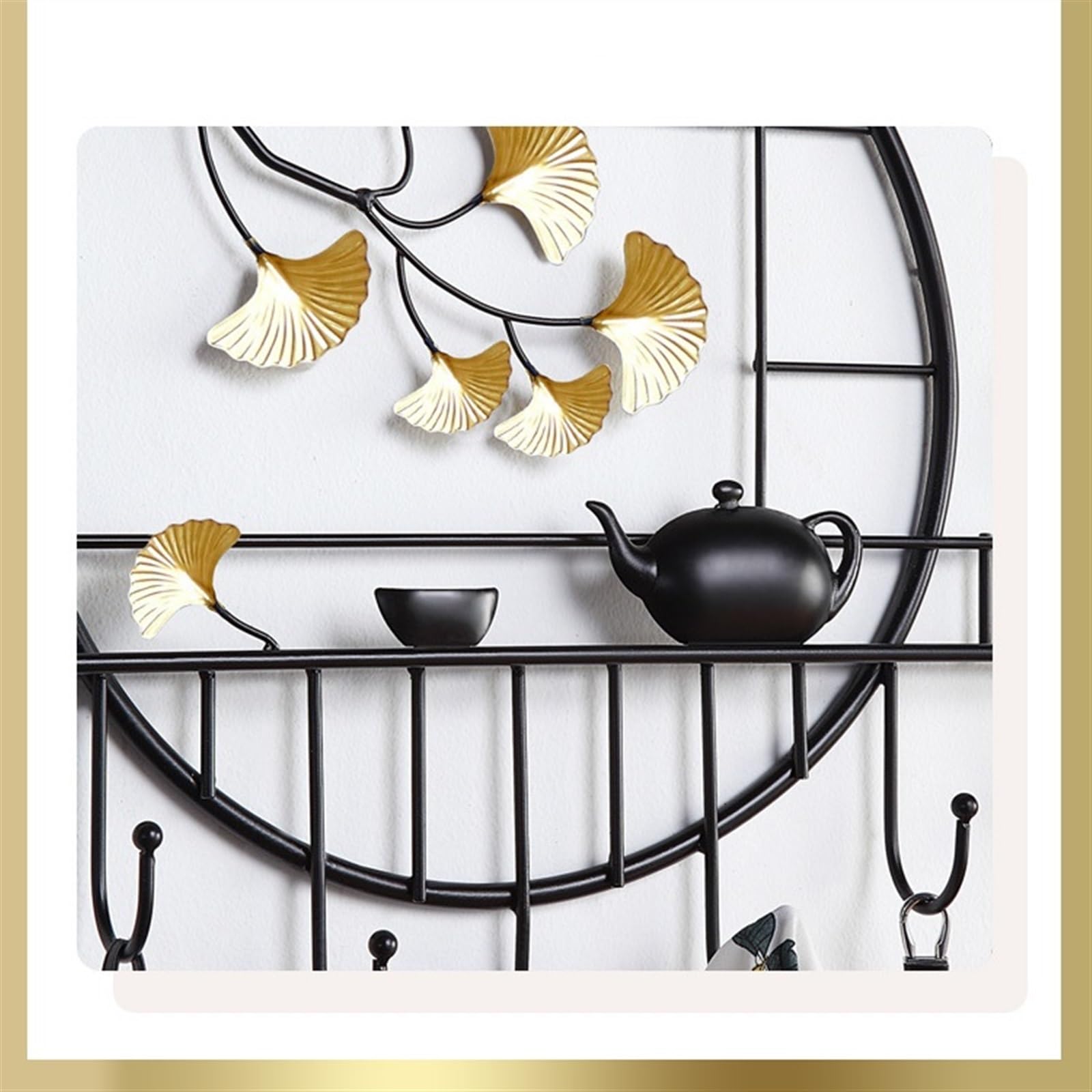 Heavy Duty Wall Mounted Coat Rack - Metal Hooks for Jackets, Hats & Towels - Perfect for Bathroom & Entryway