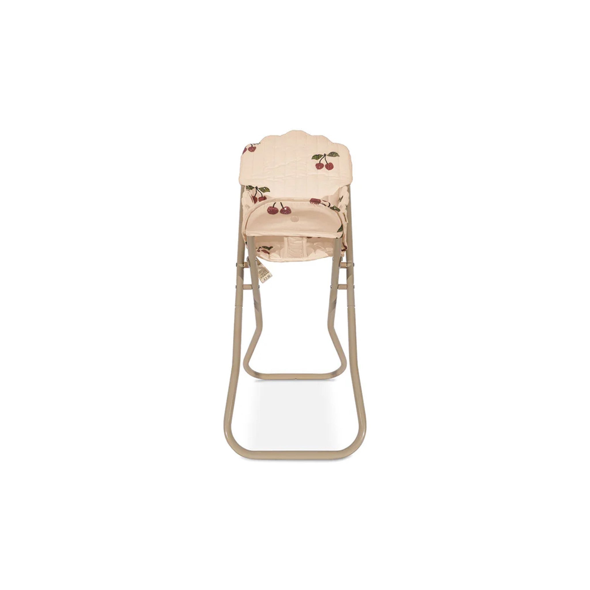 KONGES SLØJD Kids Doll High Chair Toy - Ma Grande Cerise Pink Glitter | Pretend Play High Chair for Baby Dolls | Perfect for Role Play, Tea Parties & Toddler Imaginative Play
