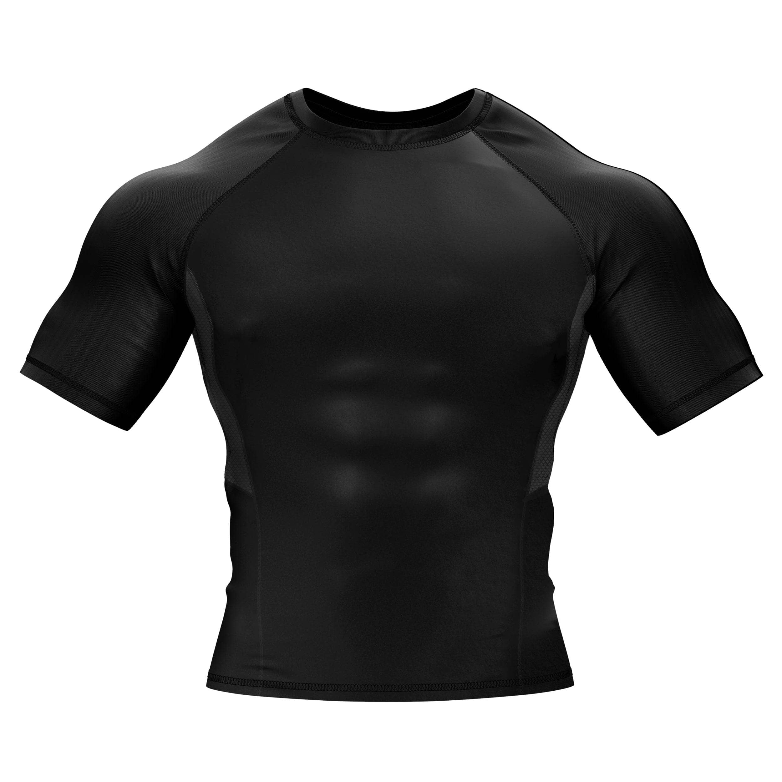 Premium Black BJJ Rash Guard - High Performance Compression Shirt for Brazilian Jiu-Jitsu, MMA & Grappling - Moisture Wicking & UV Protection for Training & Competition