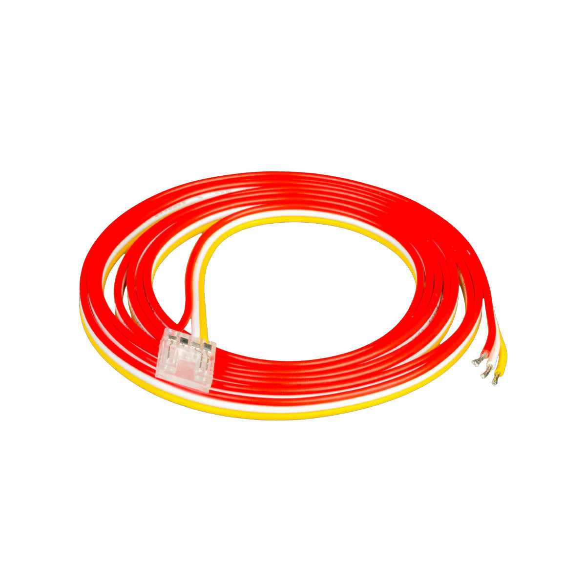 6ft Power Connector for Trulux Tunable White COB Tape Lights - Dimmable LED Strip Light Accessory for Home Theater, Kitchen, and Cabinet Lighting