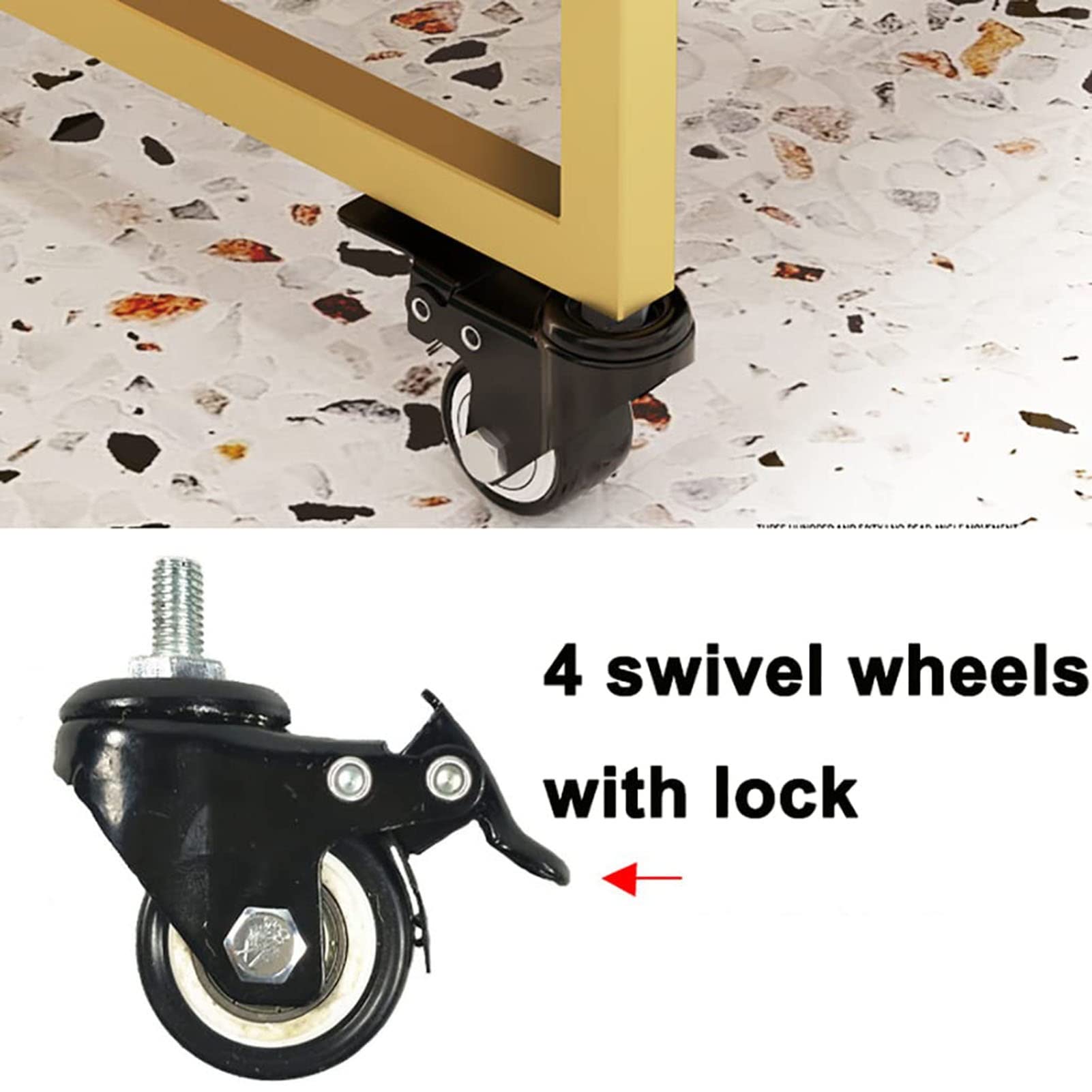 Premium 2-Tier Metal Flower Holder Rack - Gold Shelf & Black Bucket Garden Plant Stand for Outdoor Floral Displays | Perfect for Florists, Gardening, Patio Decor & Wedding Arrangements (6 Barrels, 2 Layers)
