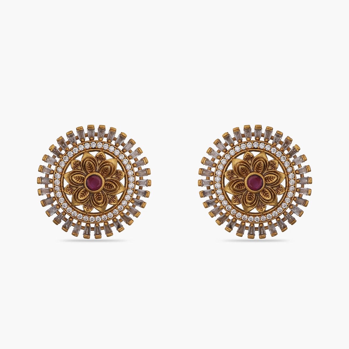 Vintage Antique Earrings for Women - Handmade Boho Dangle Earrings with Gemstones | Perfect for Parties, Weddings & Boho Fashion