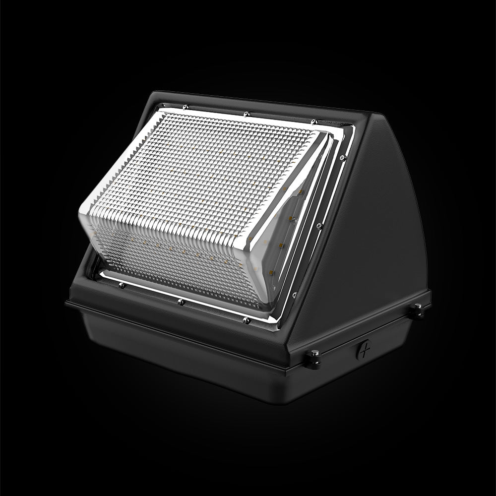 120W LED Wall Pack Light, 5700K Daylight White, Bronze Finish, 420W Equivalent, 15,194 Lumens, Forward Throw - Outdoor Security Lighting for Building Facades, Parking Lots & Warehouse Exteriors