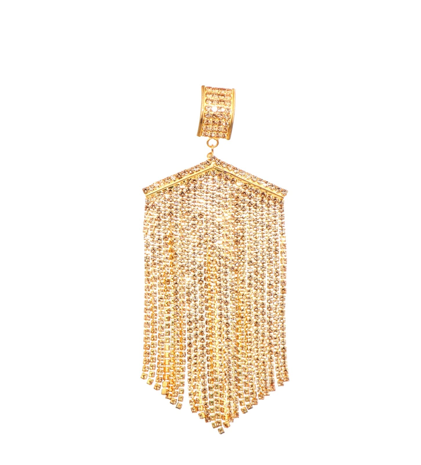 Hypoallergenic Rhinestone Crystal Long Tassel Drop Earrings for Women - Elegant Bridal Wedding Party Jewelry Gifts - Perfect for Evening Events, Date Nights & Special Occasions