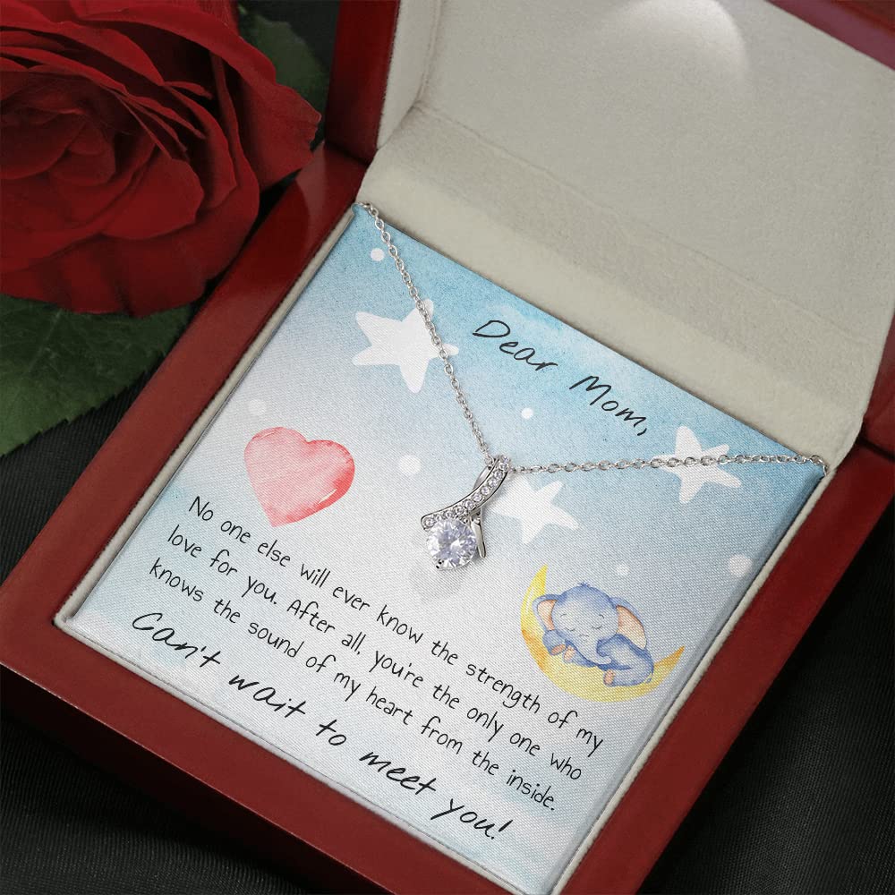 Elegant Mother's Day Necklace with Gift Card - Perfect Jewelry Gift for Mom, Wife, Grandma | Birthday, Anniversary, Christmas Present for Women