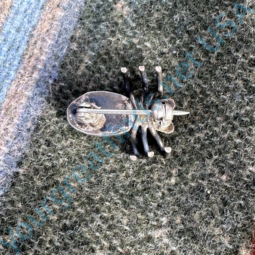 Vintage Sterling Silver Bug Pin with Stunning Turquoise - Elegant Jewelry for Women, Perfect for Parties, Weddings & Everyday Wear