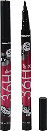 TYA 6155 Women's & Girls' Multicolor Makeup Kit - 5 Pink Makeup Brushes, 36H Long-Lasting Eyeliner & 2 Beauty Blenders (9-Piece Set) for Everyday Glam & Party Looks