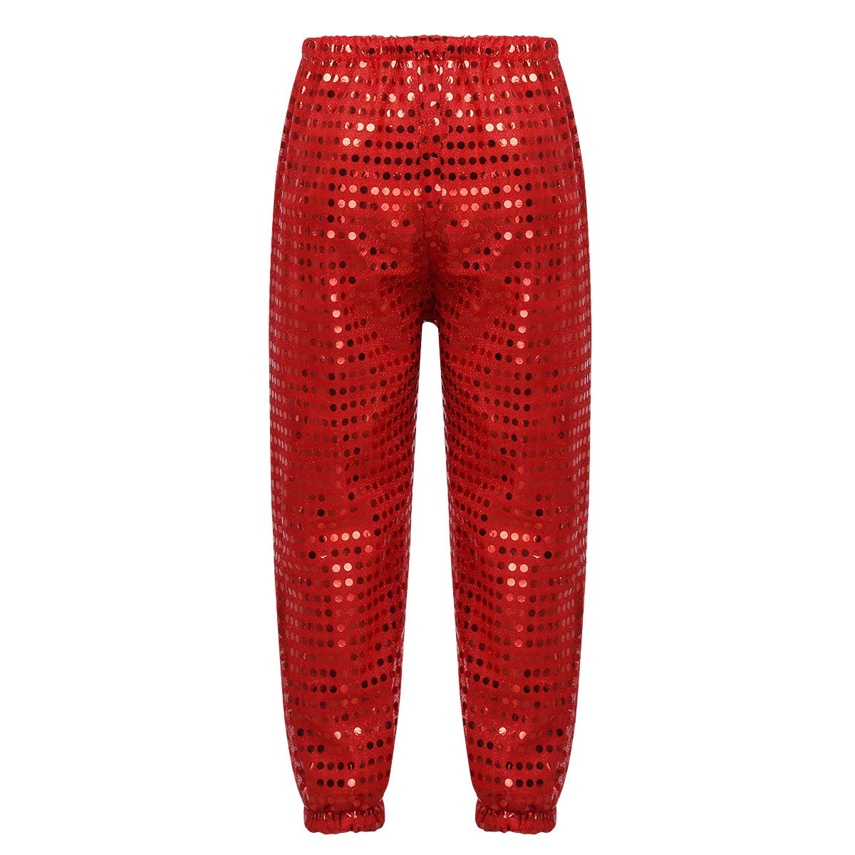 YEAHDOR Kids Glitter Sequins Dance Pants - Hip Hop Jazz Street Dance Costume for Girls & Boys, Solo & Group Competition | Perfect for Performances, Recitals & Dance Classes