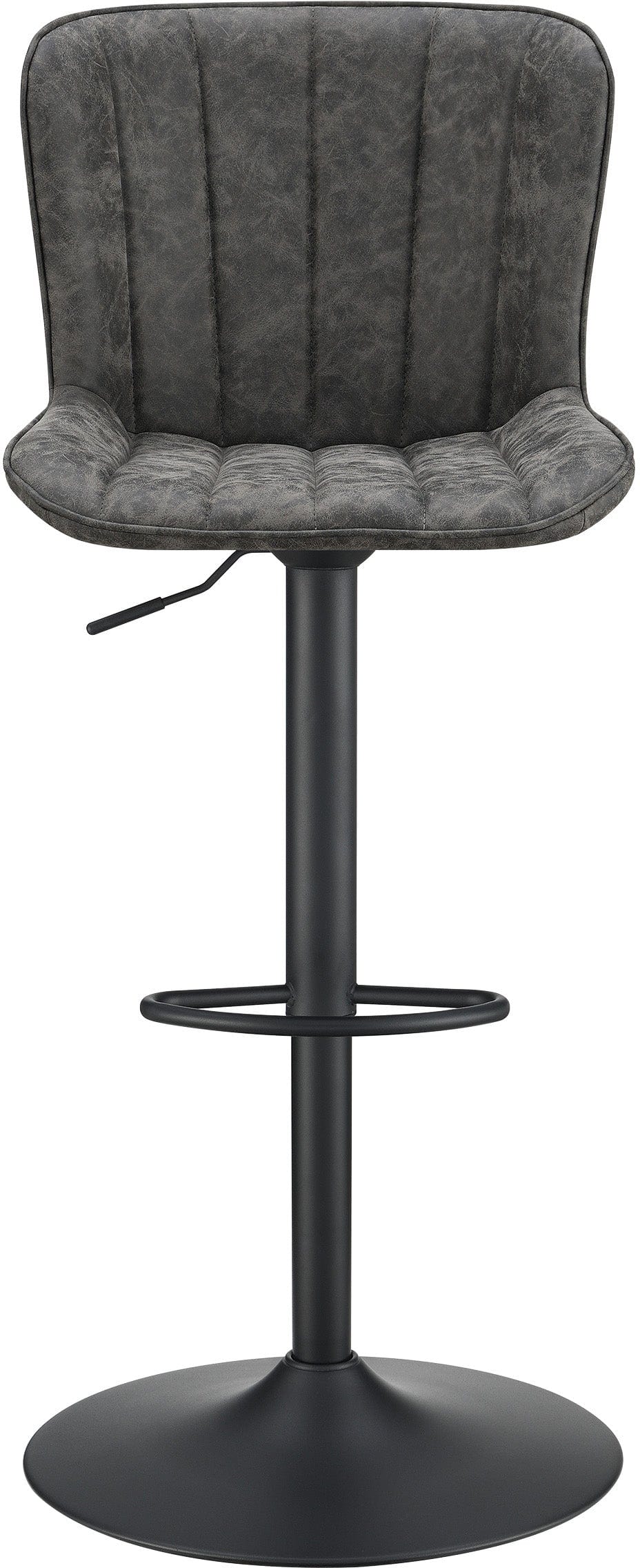 Office Star Kirkdale Height Adjustable Stool - 2 Pack Set [KRK2] | Ergonomic Swivel Stool for Home Office, Kitchen Island & Bar Counter