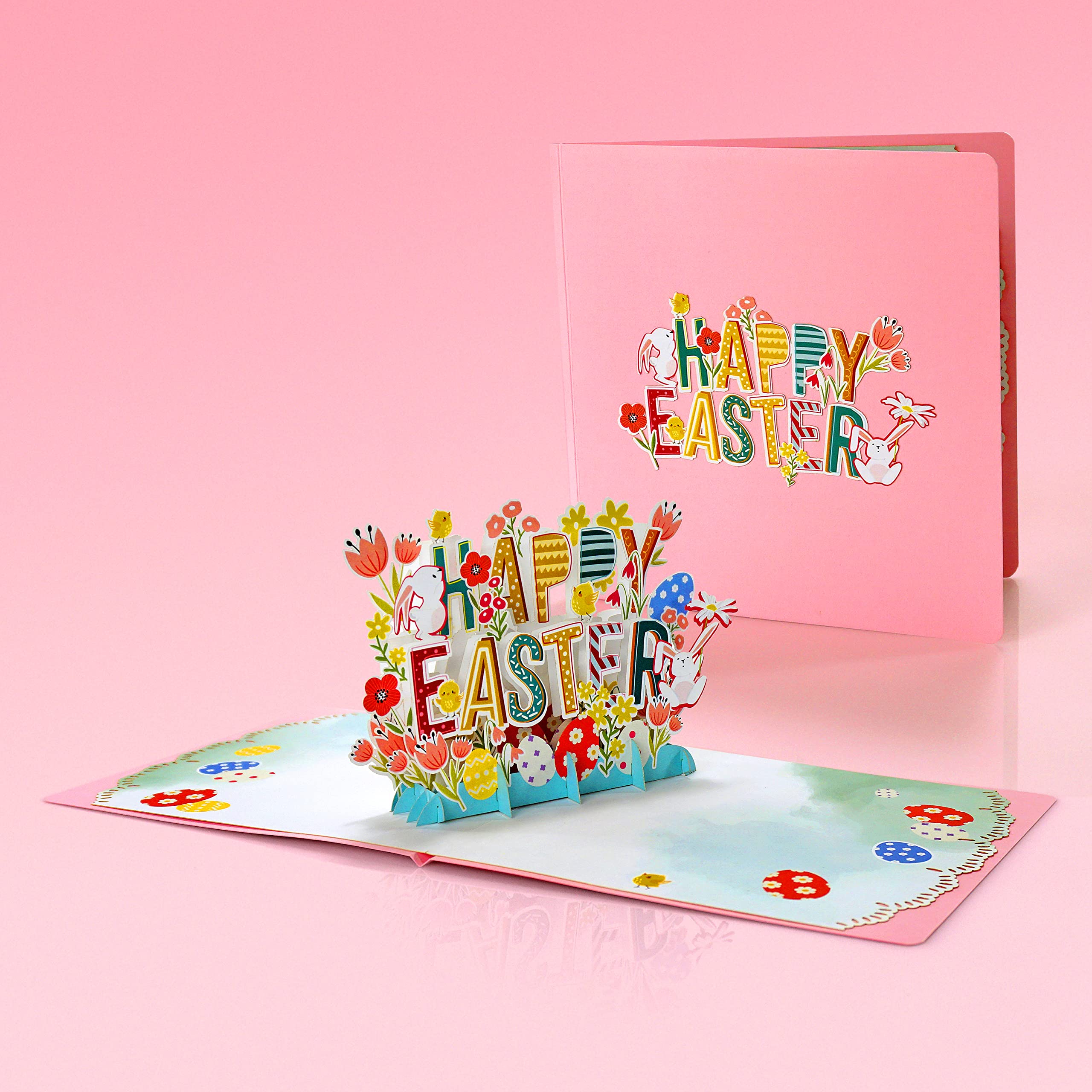 Easter Pop Up Greeting Card - 3D Happy Easter Card for Kids & Adults | Perfect for Easter Gifts, Party Favors & Holiday Decorations
