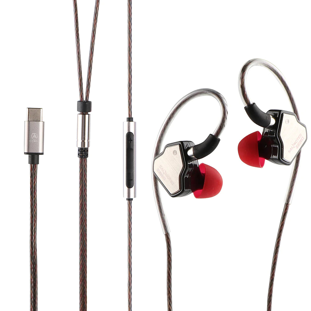 7HZ Salnotes Zero In-Ear Headphones IEM - High Fidelity Sound for Music Lovers, Audiophiles & Gamers | Perfect for Commuting, Workouts & Gaming Sessions