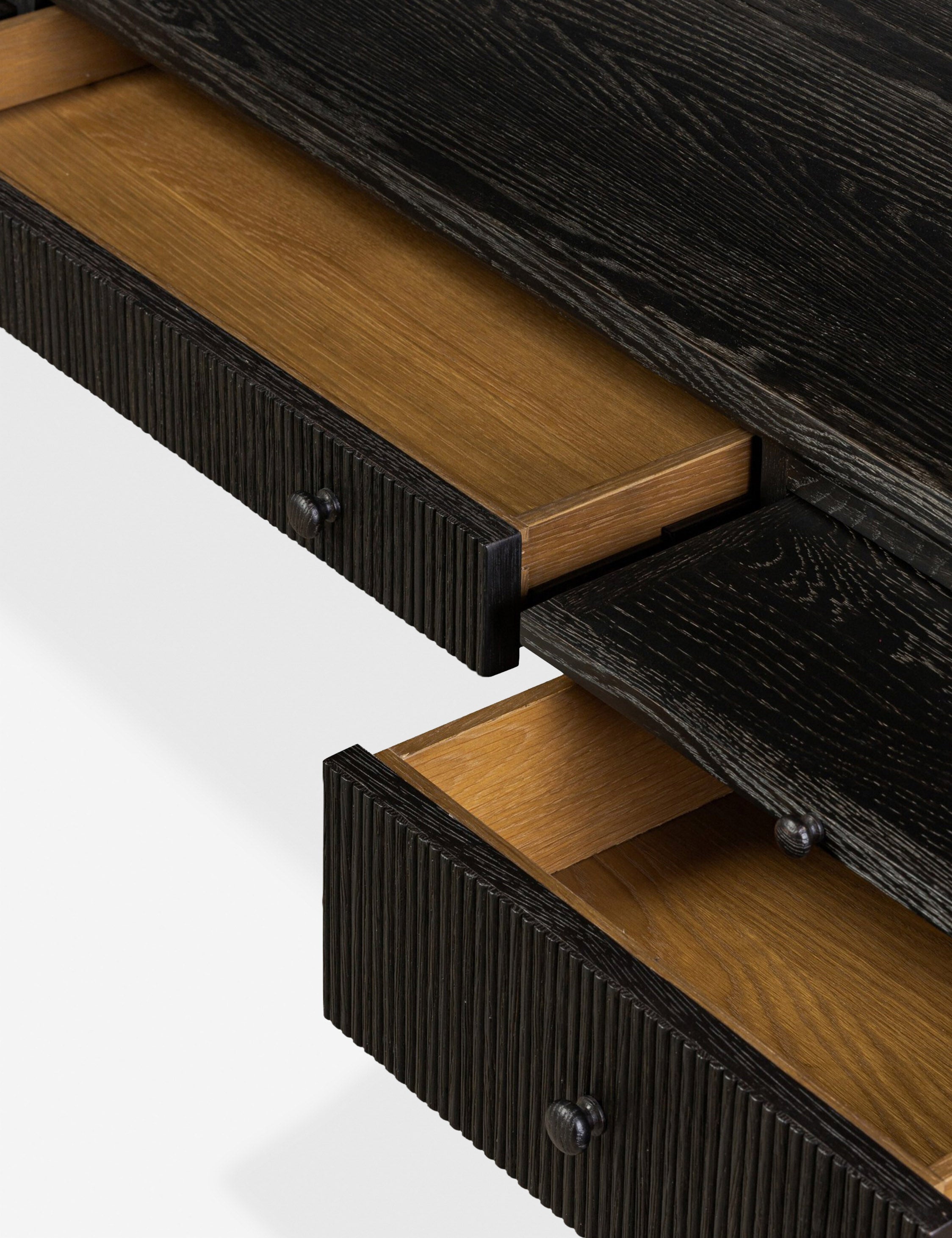 Amber Lewis x Four Hands Bush Desk - Modern Wooden Writing Desk for Home Office, Study & Workspace - Perfect for Remote Work & Small Spaces