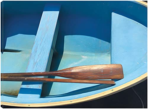 Blue Wooden Boat