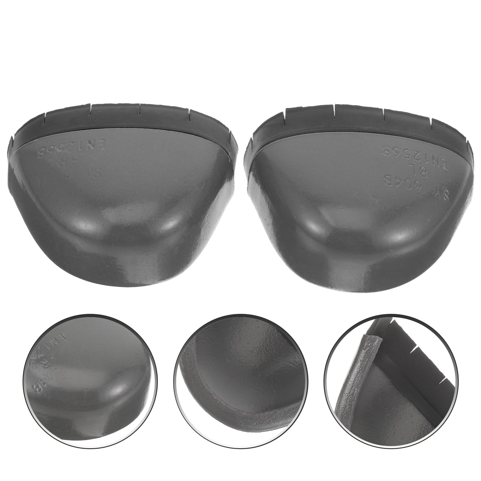 Gadpiparty 1 Pair Steel Toe Caps for Shoes - Universal Metal Toe Cover Protectors for Work Boots & Safety Shoes - Durable Shoe Guard for Men & Women - Perfect for Construction, Warehouse & Industrial Work Safety