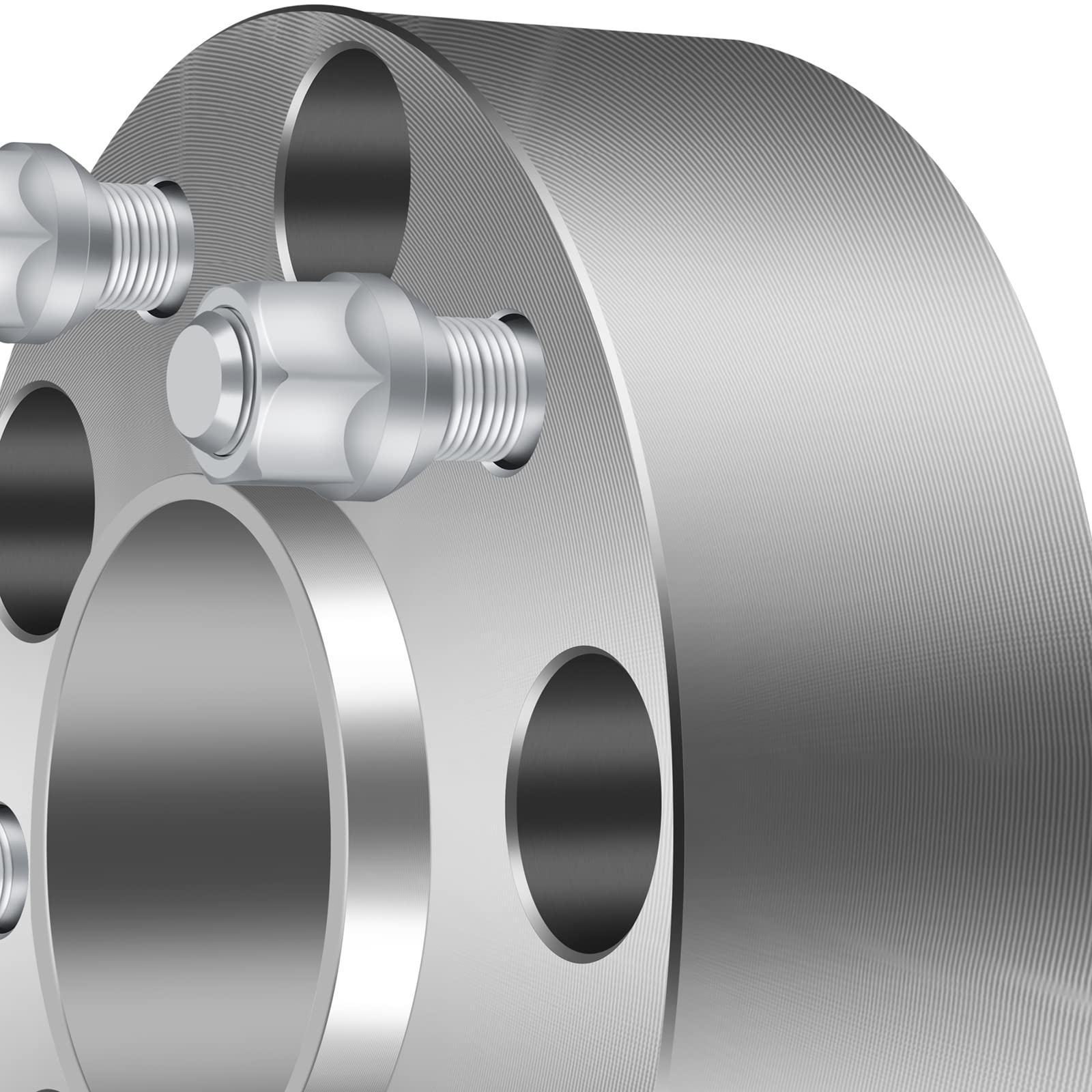 ECCPP 2PCS 5 Lug 50mm 5x139.7 Wheel Spacers 2 inch 5x5.5 to 5x5.5 - Compatible with 2004-2009 Dodge Durango, 2005-2010 Dodge Dakota, 2002-2010 Dodge Ram 1500 - Perfect for Off-Roading, Lifting, and Custom Wheel Fitment