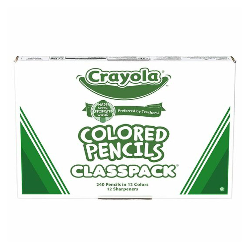 Crayola 240-Piece Colored Pencil Class Pack for Kids - 36 Assorted Vibrant Colors | Perfect for Classroom, Art Projects & Creative Drawing Activities