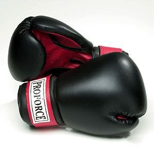 Pro Force Leatherette Boxing Gloves - Premium Training & Sparring Gloves for Men & Women - Ideal for Boxing, MMA, Kickboxing & Fitness Workouts