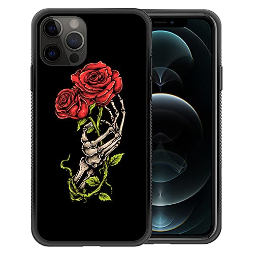 Red Rose Skull