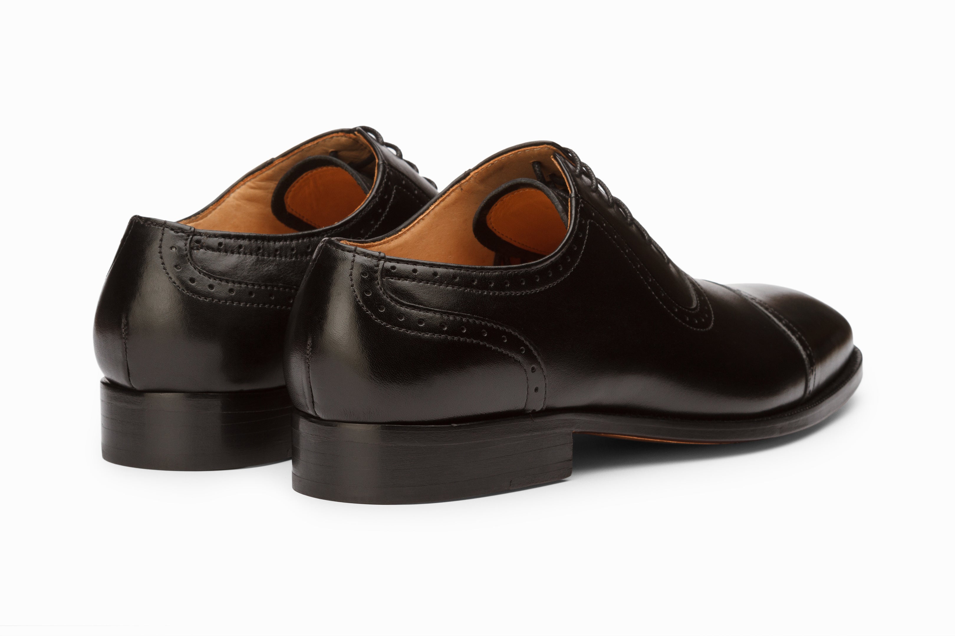 Premium Adelaide Oxford Shoes for Men - Classic Black Leather Dress Shoes for Business & Formal Occasions