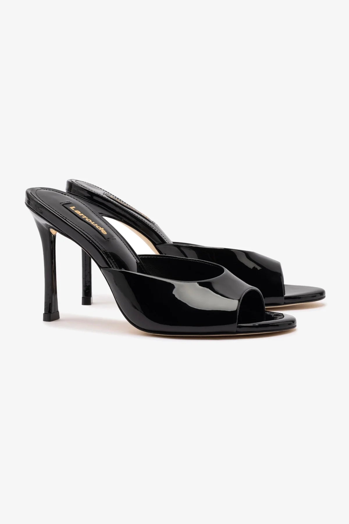 Black Leather Jasmine Hi Mule Women's Shoes - Comfortable Slip-On Loafers for Casual Wear, Office & Everyday Outfits