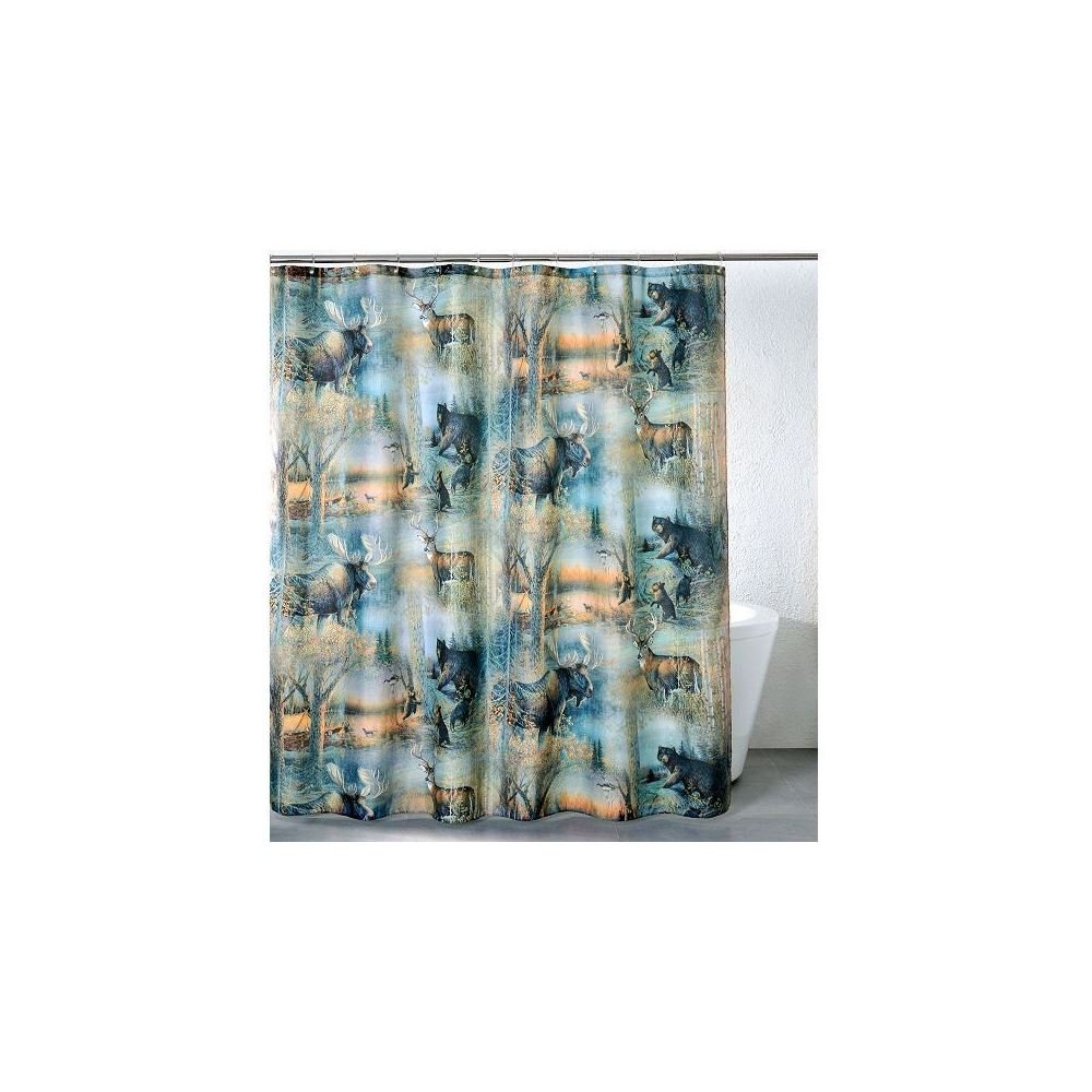 Large Polyester Shower Curtain - Waterproof Bathroom Decor for Home, Hotel & Dorm - Extra Wide 72x72 Inch with 12 Hooks - Modern Bath Accessories for Spa-Like Experience