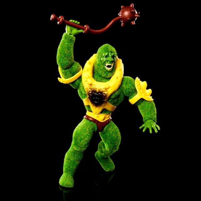 Masters of the Universe Origins Moss Man Flocked Action Figure - Collectible He-Man Toy for Display & Play | Perfect for Fans & Collectors