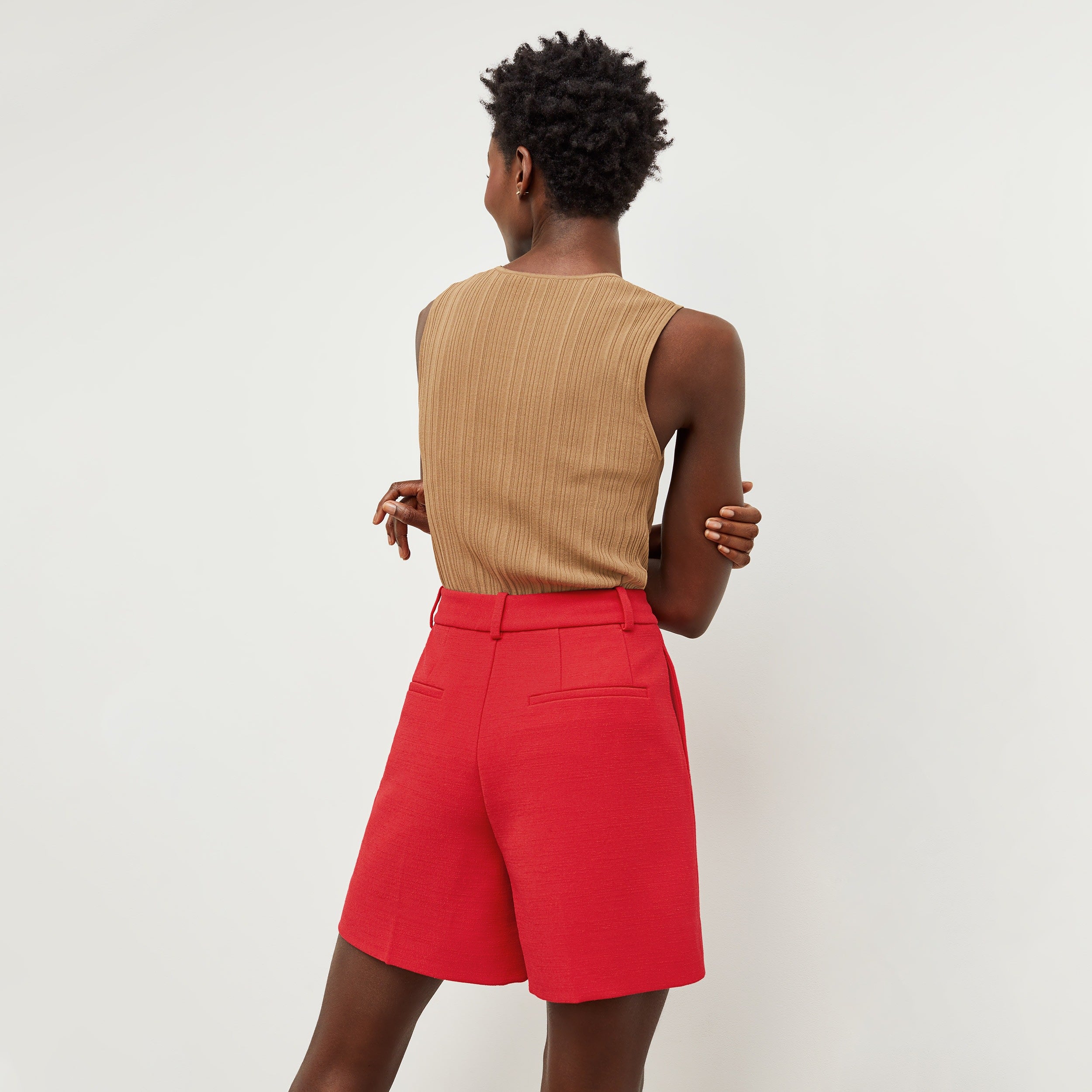 Fletcher Short Slubbed Weave T-Shirt for Women - Soft Cotton Casual Tee with Poppy Print | Perfect for Everyday Wear, Weekend Outings & Summer Fashion
