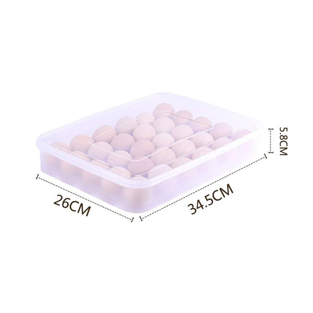 Egg Tray Container - 2-Piece Refrigerator Egg Storage Box for Duck, Hen & Poultry Eggs | Durable Egg Holder for Kitchen Organization & Farm Fresh Egg Preservation