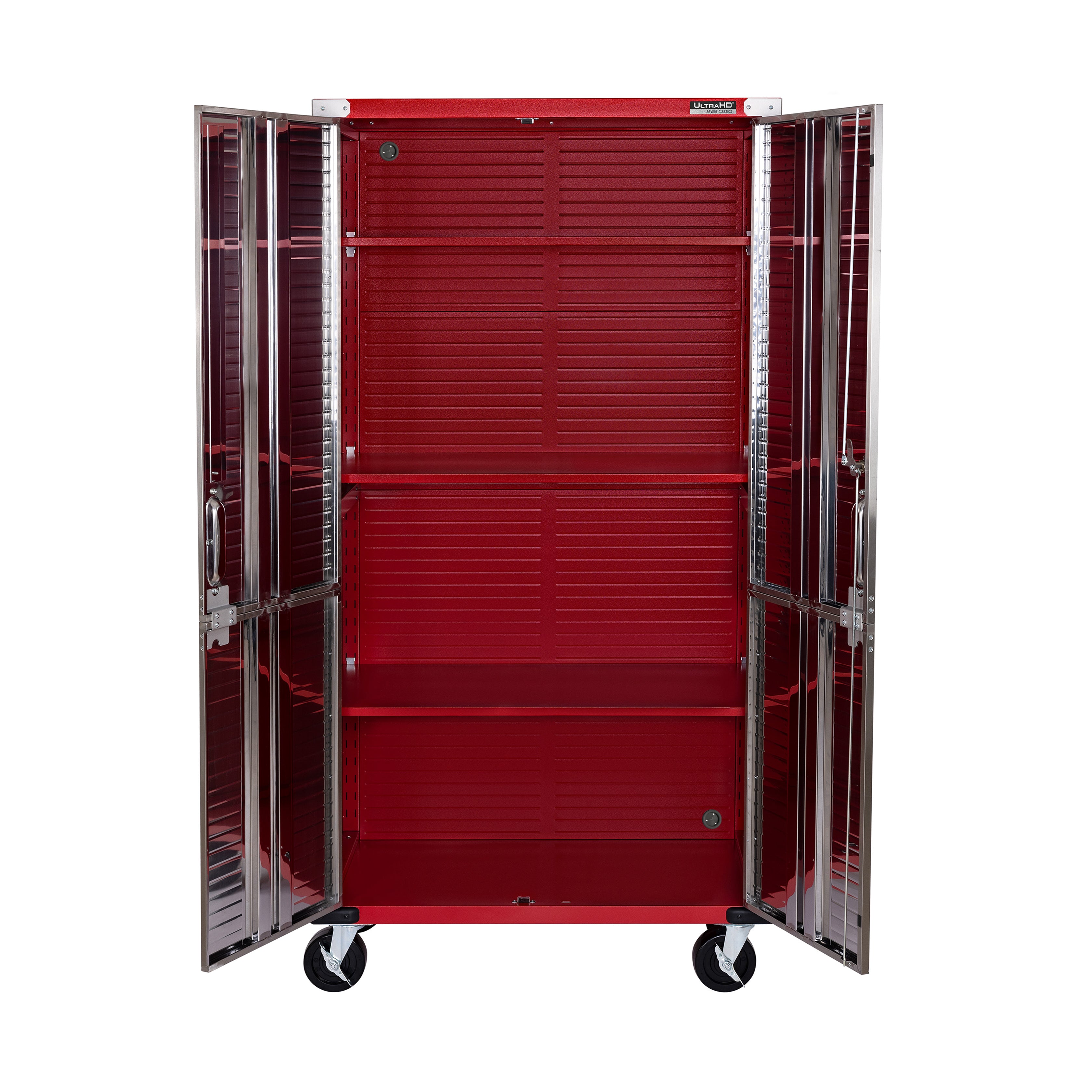 UltraHD® 2-Piece Storage Cabinet Set - Modern Organizer for Home, Office & Garage - Perfect for Closet Organization & Space Saving Solutions