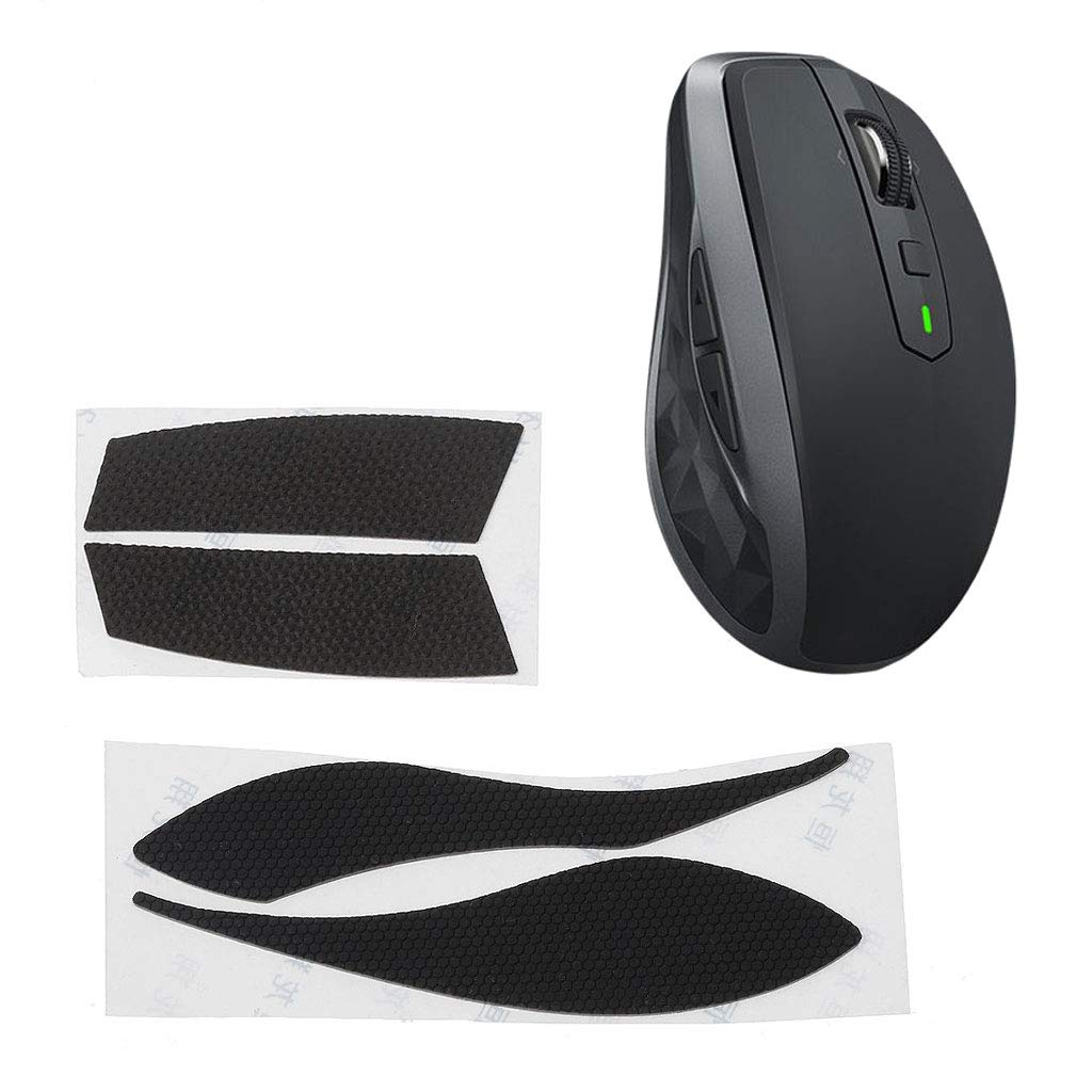 Tebatu Mouse Feet Skates - Sweat-Resistant Side Stickers for Logitech MX Anywhere 2S (1 Set) - Smooth Gliding for Gaming & Office Use