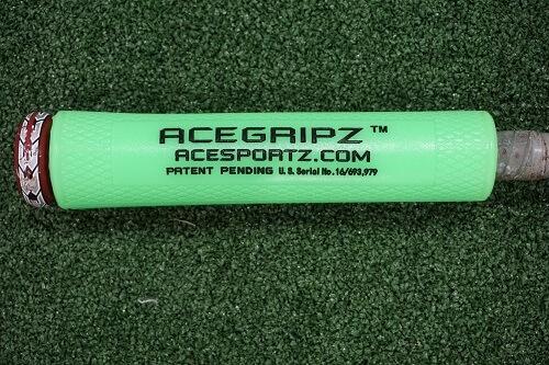 ACEGRIPZ Medium Senior League Bevel 45mm - High Performance Baseball Bat Grip for Increased Exit Velocity | Perfect for Training, Games & League Play