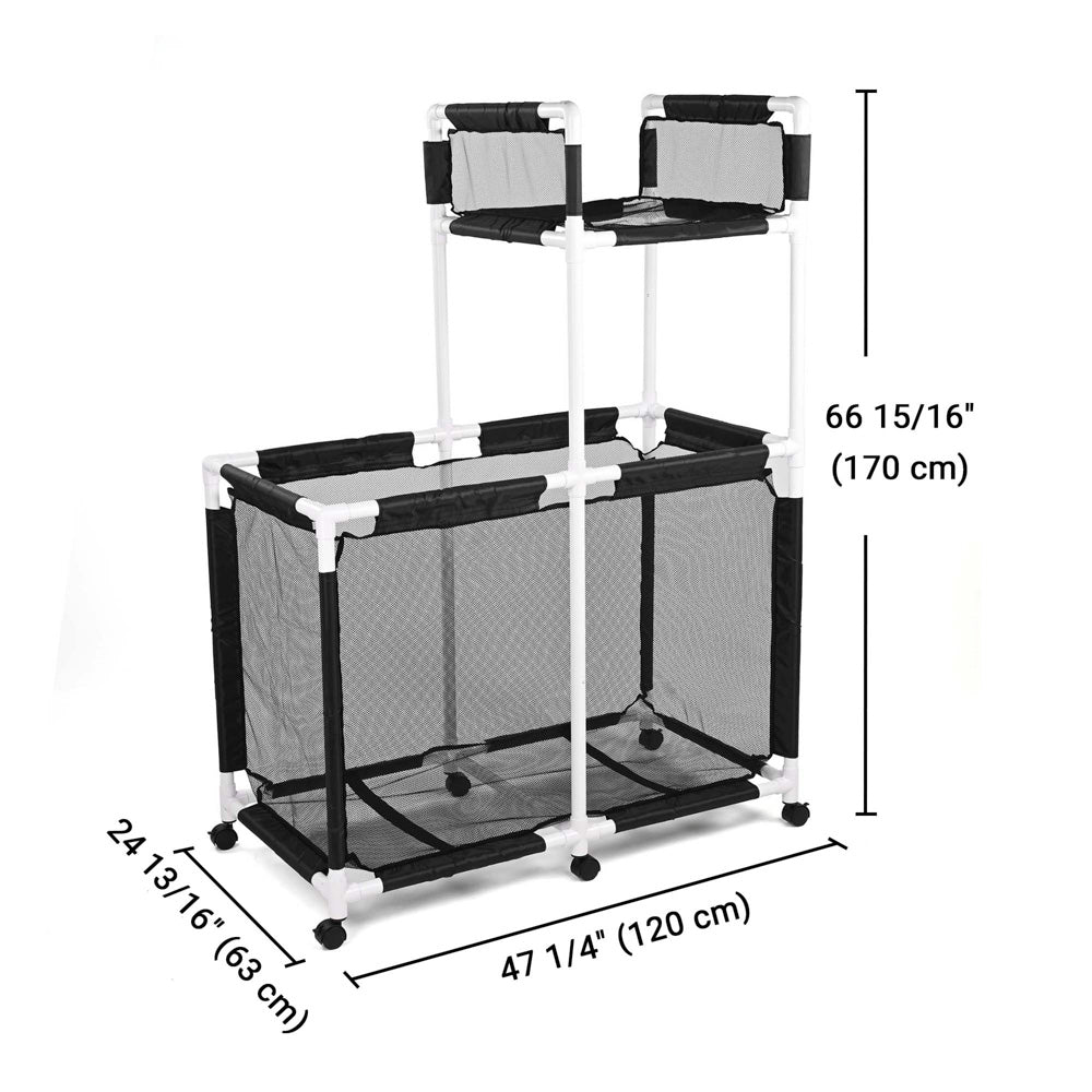 TheLAShop 158 Gallon Pool Float Storage Bag - Waterproof Toy & Towel Holder for Swimming Pools, Beach, and Backyard - Ideal for Pool Noodles, Inflatable Toys, and Accessories