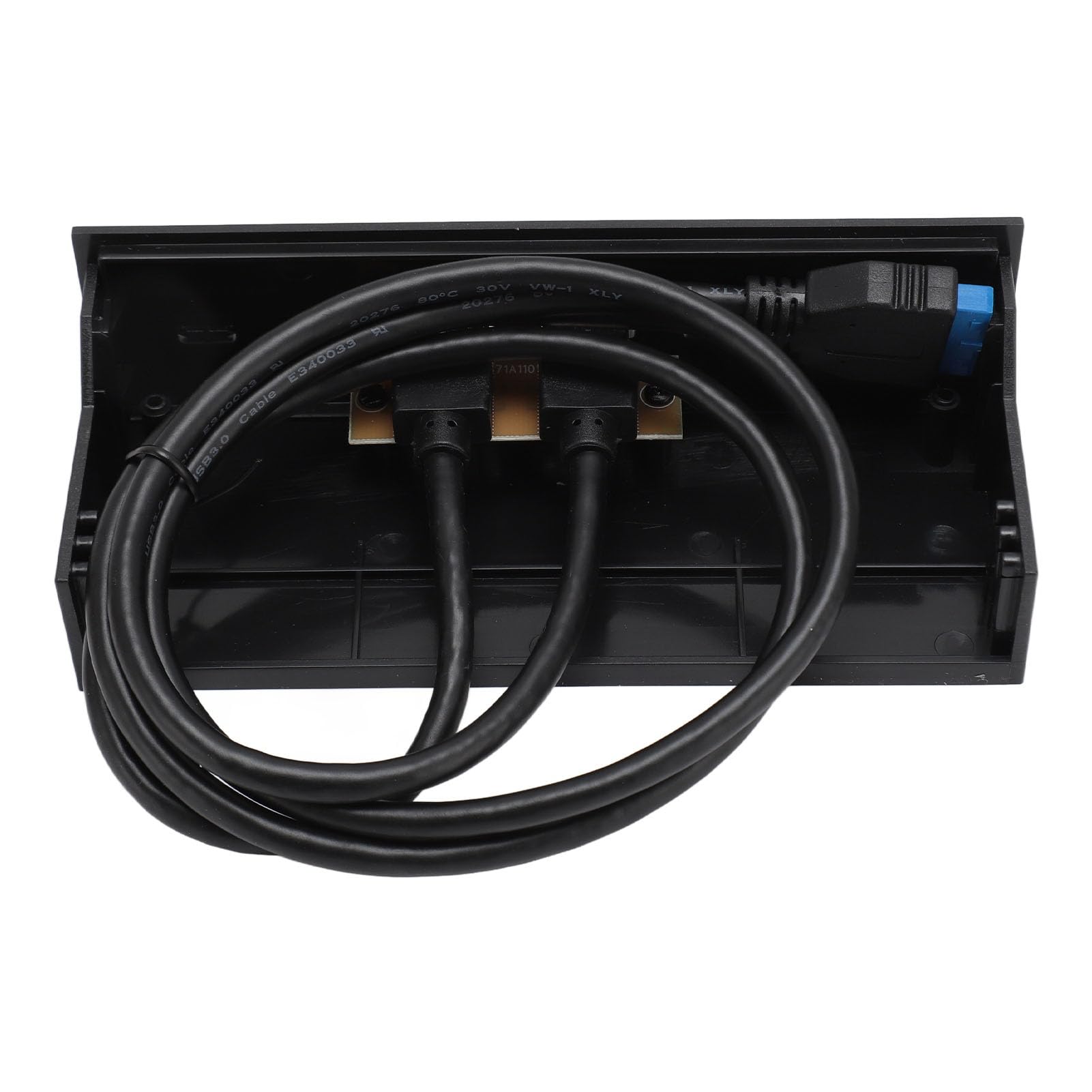 5.25 Inch USB 3.0 Hub Dual Port 5Gbps Expansion Card - High Speed Data Transfer for PC, Laptop, Desktop Computer - Easy Install in Computer Case for Extra USB Ports - Perfect for Gaming, Workstation & Home Office Setup