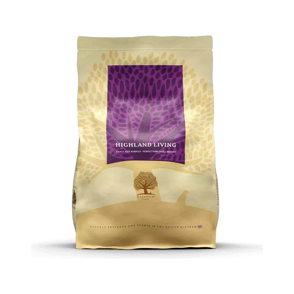 Premium Highland Living Dry Dog Food - Natural Nutrition for All Breeds & Ages - Perfect for Daily Meals & Training Treats