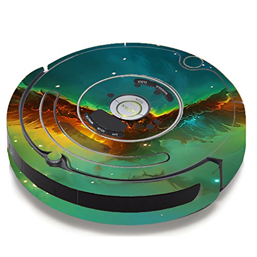 iRobot Roomba 650 655 Skin Decal Vinyl Wrap - Flying Owl in Clouds Design | Protective Cover for Robot Vacuum | Home Decor & Personalization