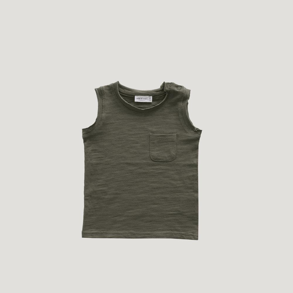 Slub Cotton River Tank Hunter - Soft & Breathable Women's Casual Top for Summer Outdoors, Hiking, and Beach Wear