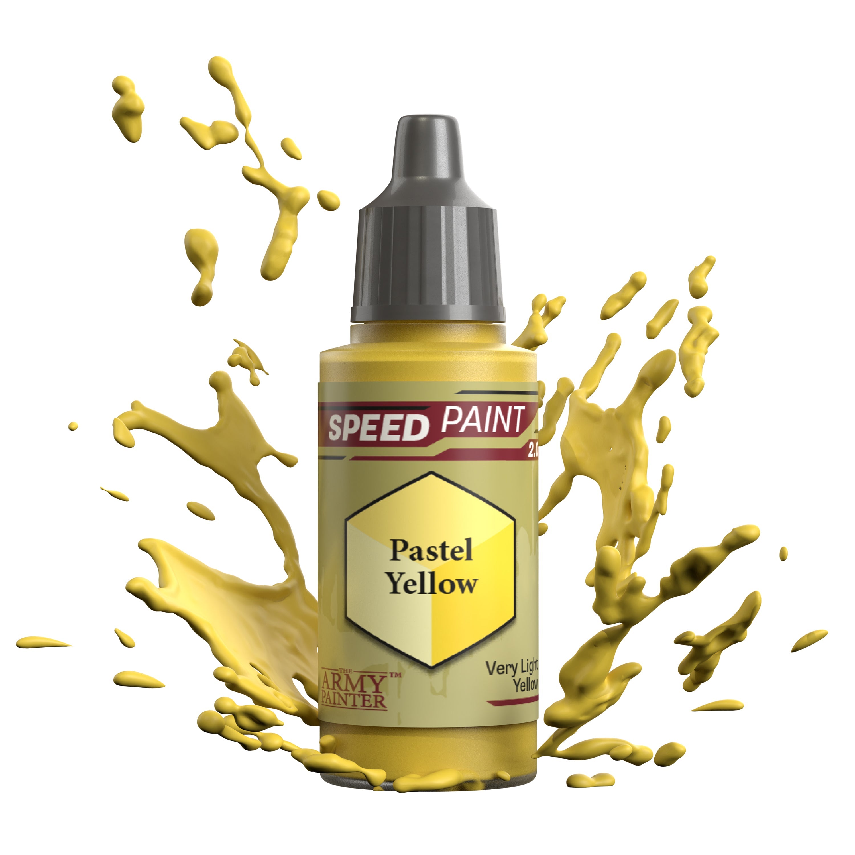 Speedpaint: Premium Pastel Yellow Acrylic Paint for Artists - Perfect for Canvas Painting, DIY Crafts & Home Decor