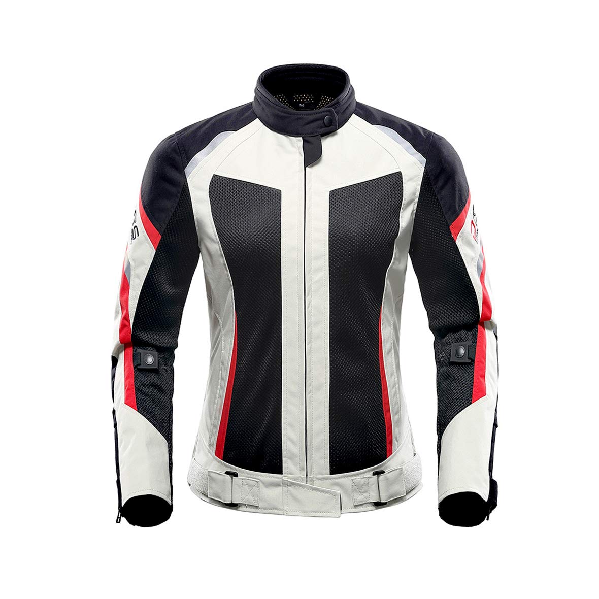 GVFKGD Women's Motorcycle Jacket - Armored Textile Waterproof Riding Coat with CE Protectors for All Seasons | Summer & Winter Motorcycle Gear for Ladies | Perfect for Commuting, Touring and Adventure Riding