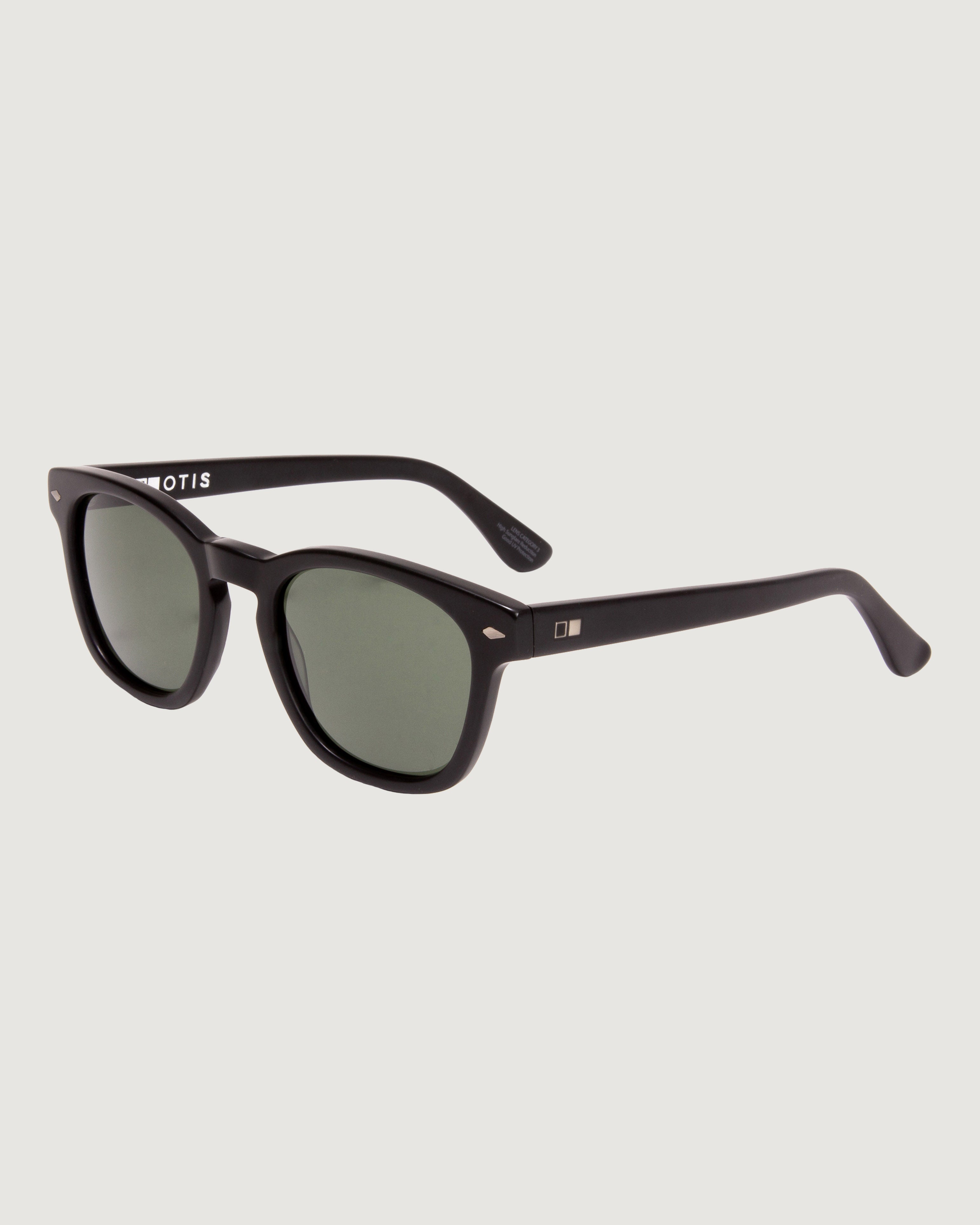 OTIS Summer of 67 X Sunglasses - Eco-Friendly Black/Grey Polarized Vintage Style - Perfect for Beach, Driving & Outdoor Activities