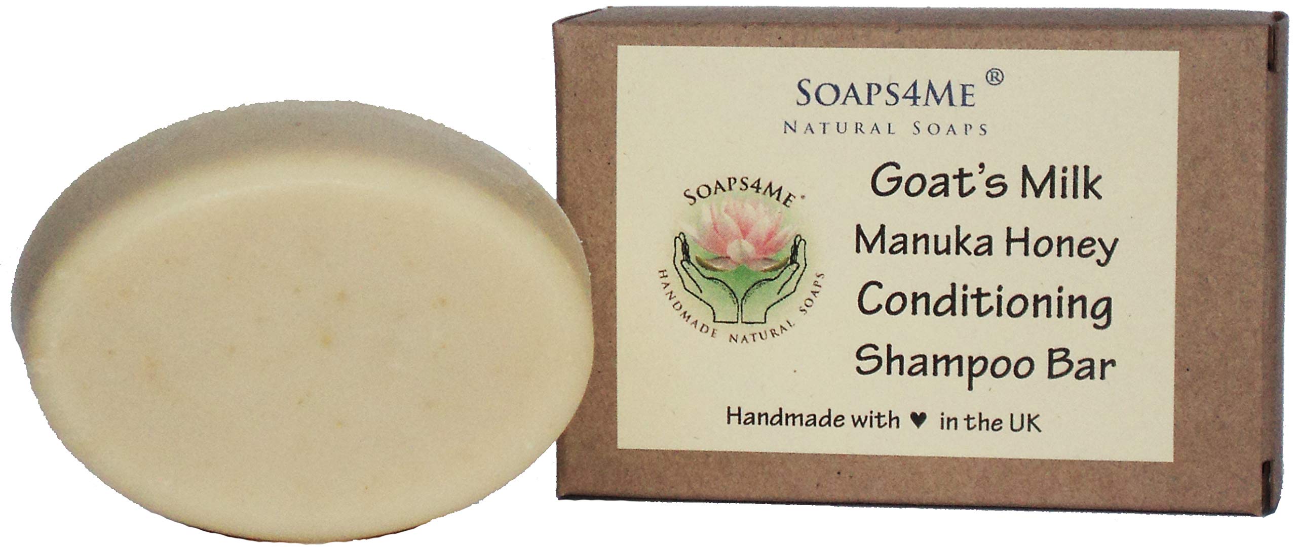 ATTIS Handmade Goat Milk & Manuka Honey Shampoo Bar - Sulfate Free, Unscented with Silk, Kaolin Clay & Aloe Vera - Natural Hair Care for Men & Women - Perfect for Dry, Damaged Hair & Sensitive Scalp