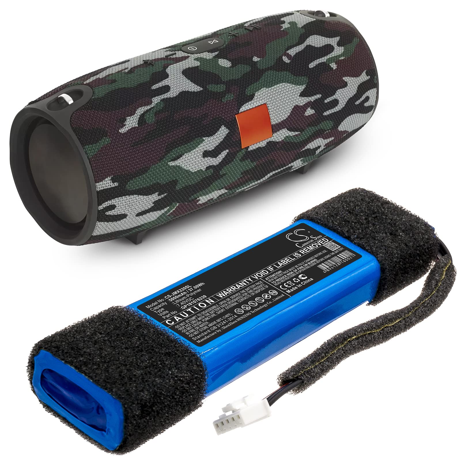 JBL Xtreme Special Edition Replacement Battery - Genuine GP181076239 Compatible Spare Power Pack for JBL Speakers | Perfect for Outdoor Adventures, Pool Parties & Travel